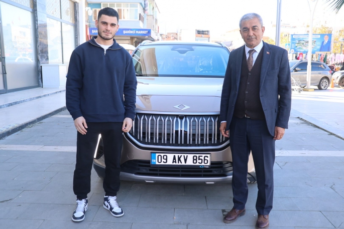 Koçarlı’nın ilk Togg’u geldi